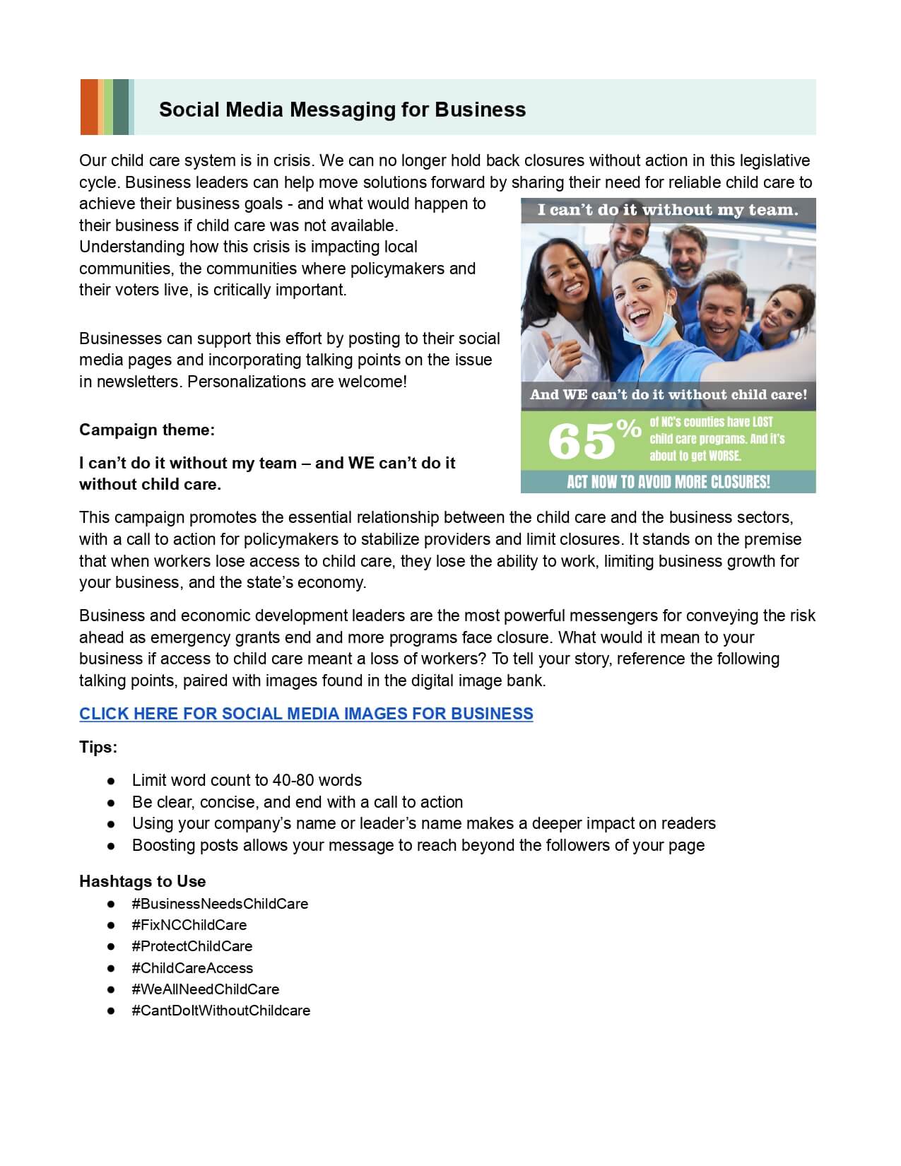 Social Media Messaging for Business